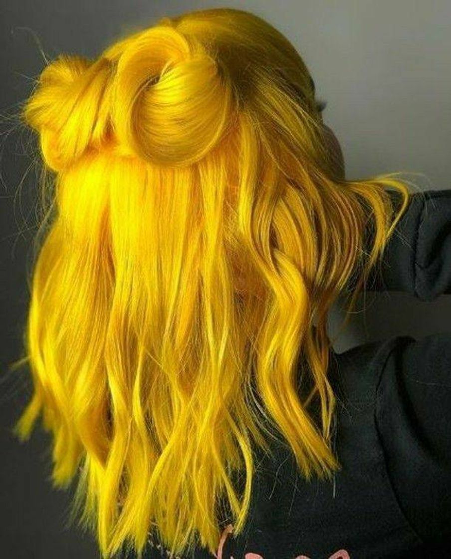 Fashion cabelo amarelo