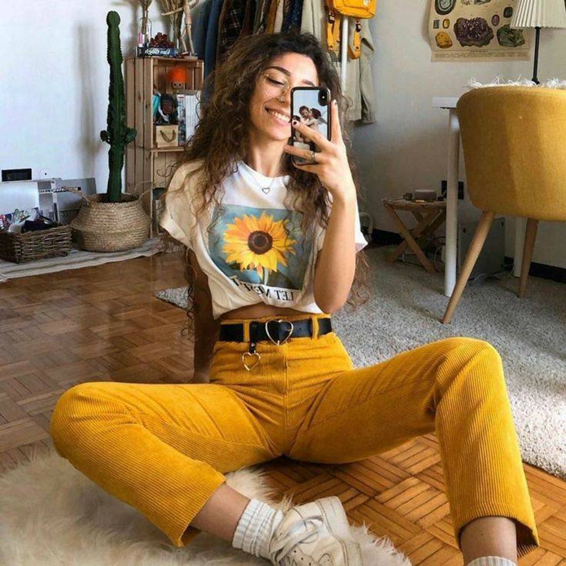 Fashion look amarelo