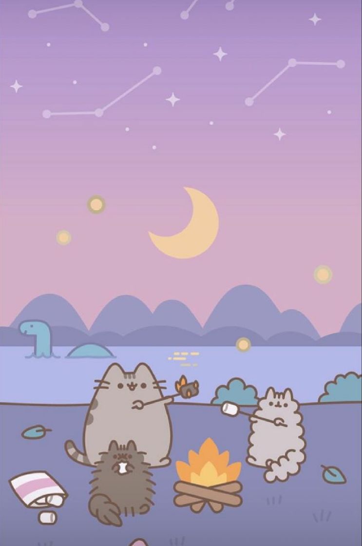 Fashion Wallpaper for Pusheen Lovers 🥰