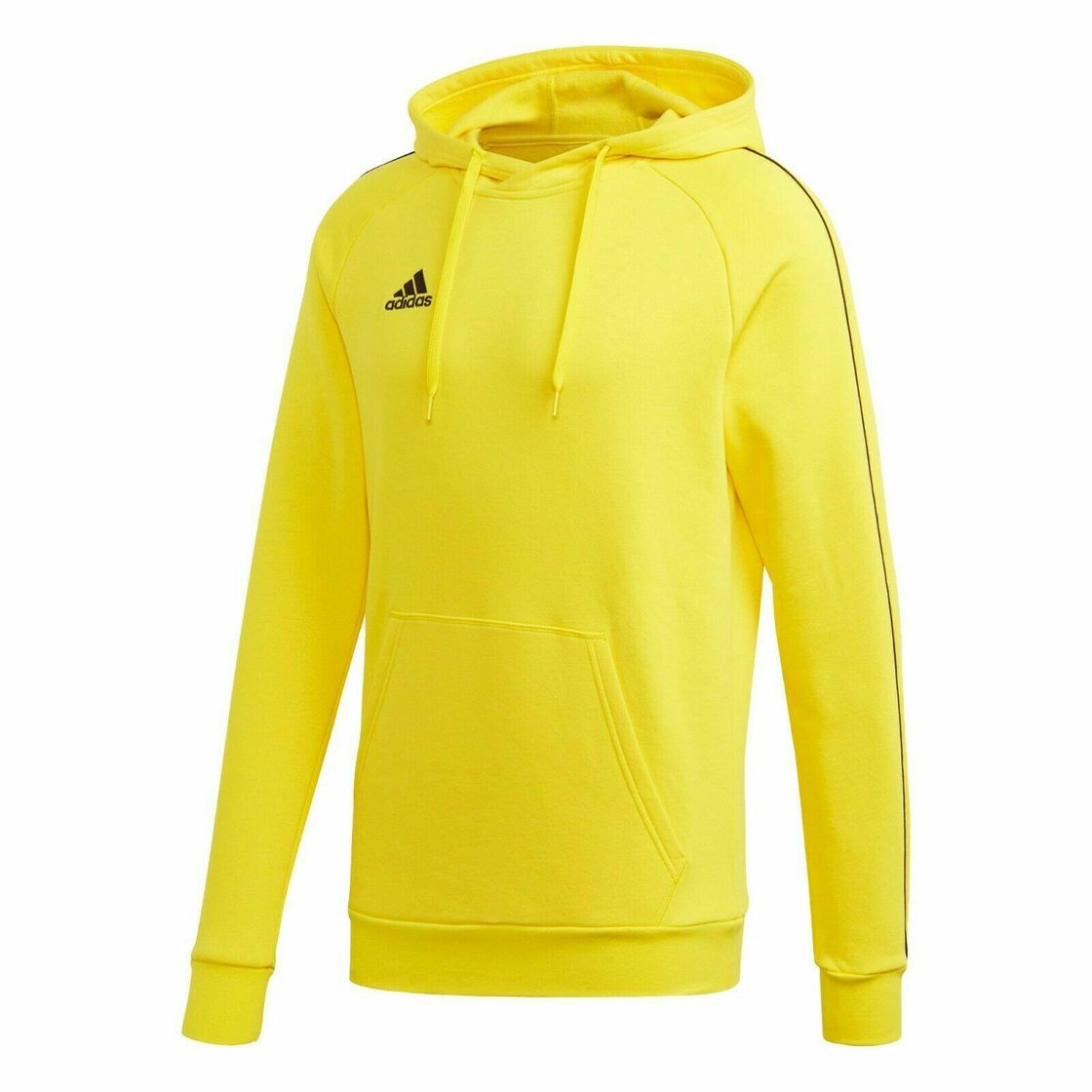 Fitness adidas Core18 Hoody Sudadera con Capucha, Hombre, Negro