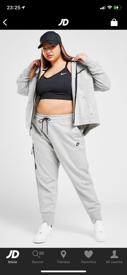 Moda Nike pantalón de chándal Tech Fleece Plus Size en Gris