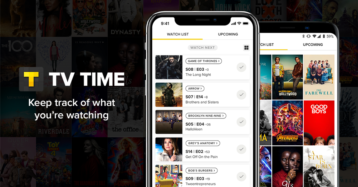 App TV Time: Track Shows & Movies