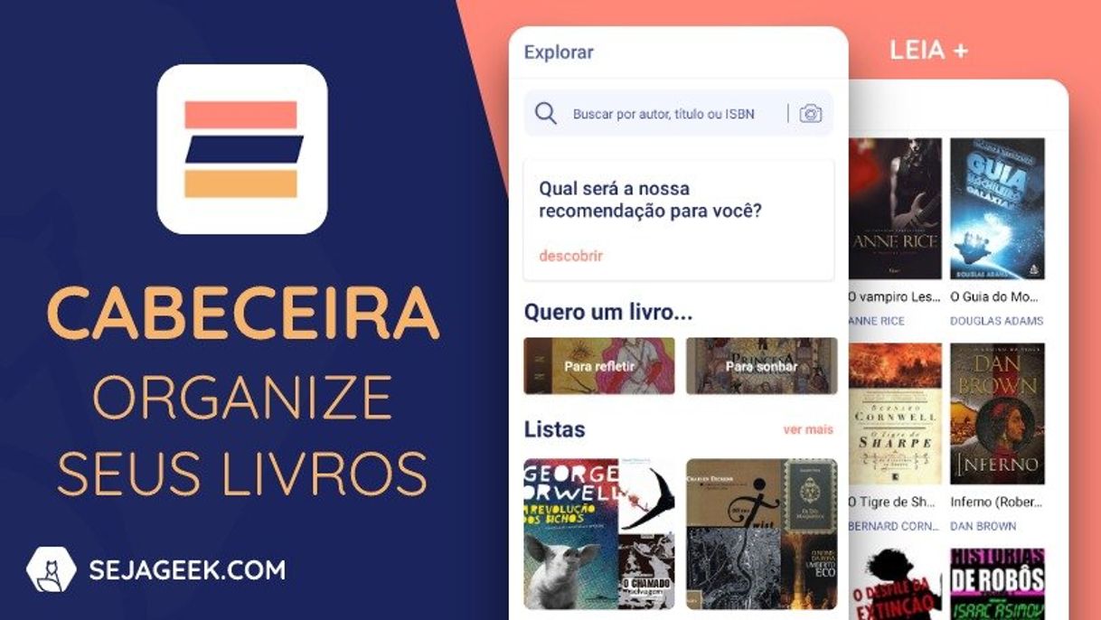 App Cabeceira - Leia mais livros