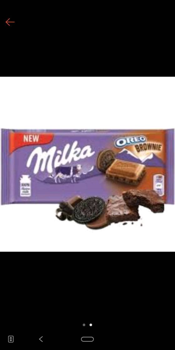 Restaurantes Milka - Chocolate Oreo Brownie - Importado Da Áustria