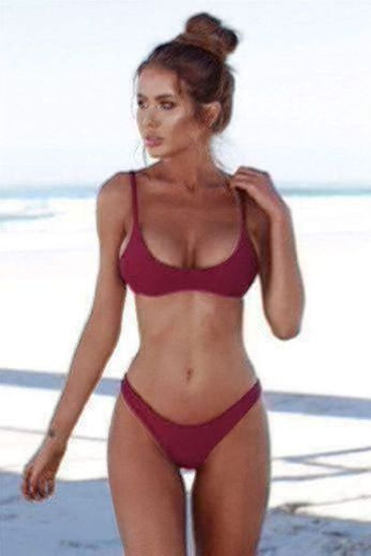 Moda heekpek Bikini Mujer 2019 Push up con Relleno Bikini Bandeau para Mujer