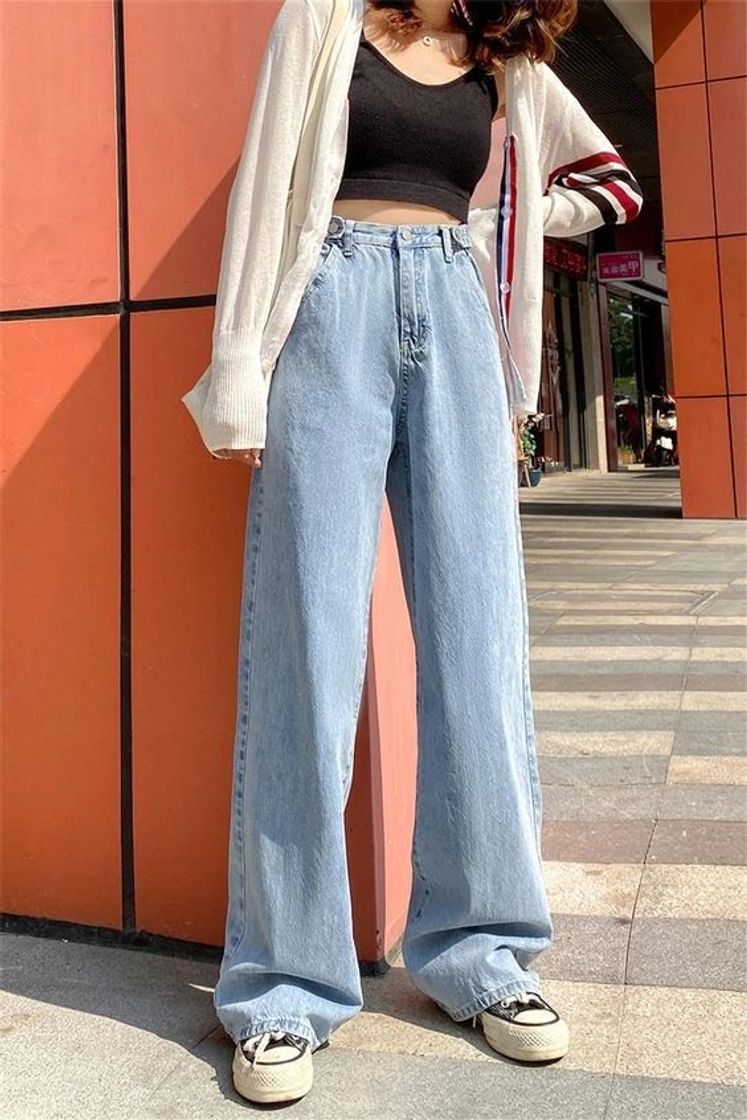 Fashion calça wide leg 