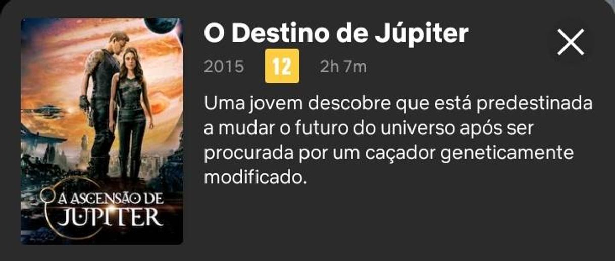 Película O Destino de Júpiter