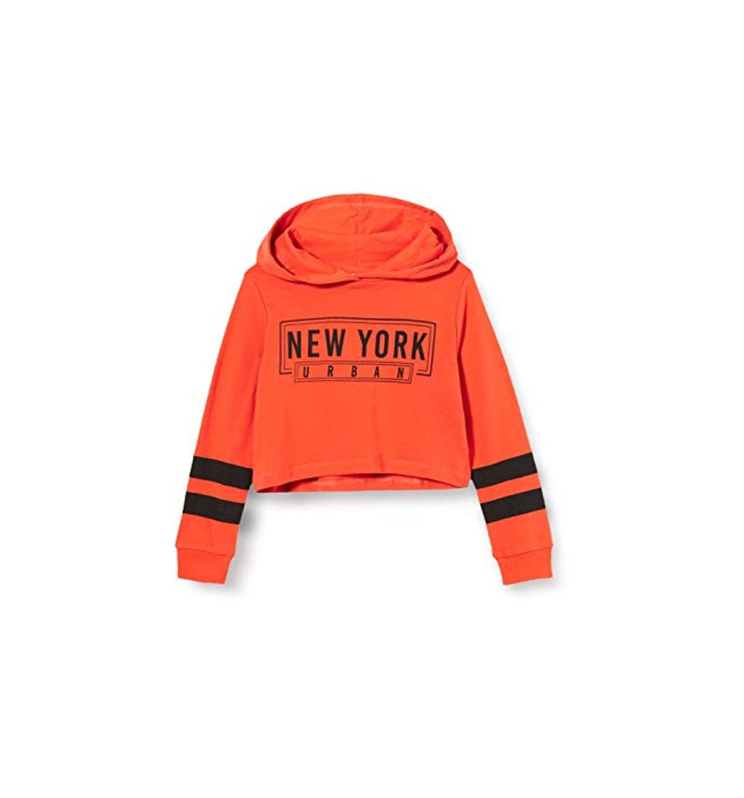Social NAME IT NKFVIALA LS Cropped SWE WH UNB K Top Corto