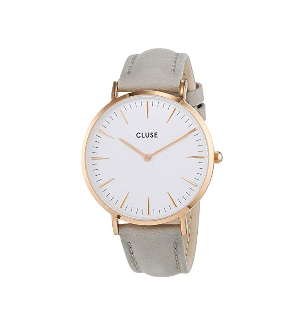 Moda Cluse Reloj Analógico Automático para Mujer con Correa de Cuero – CL18015