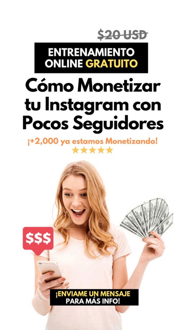 Moda Cómo Ganar Dinero con tu cuenta de Instagram en 7 pasos 