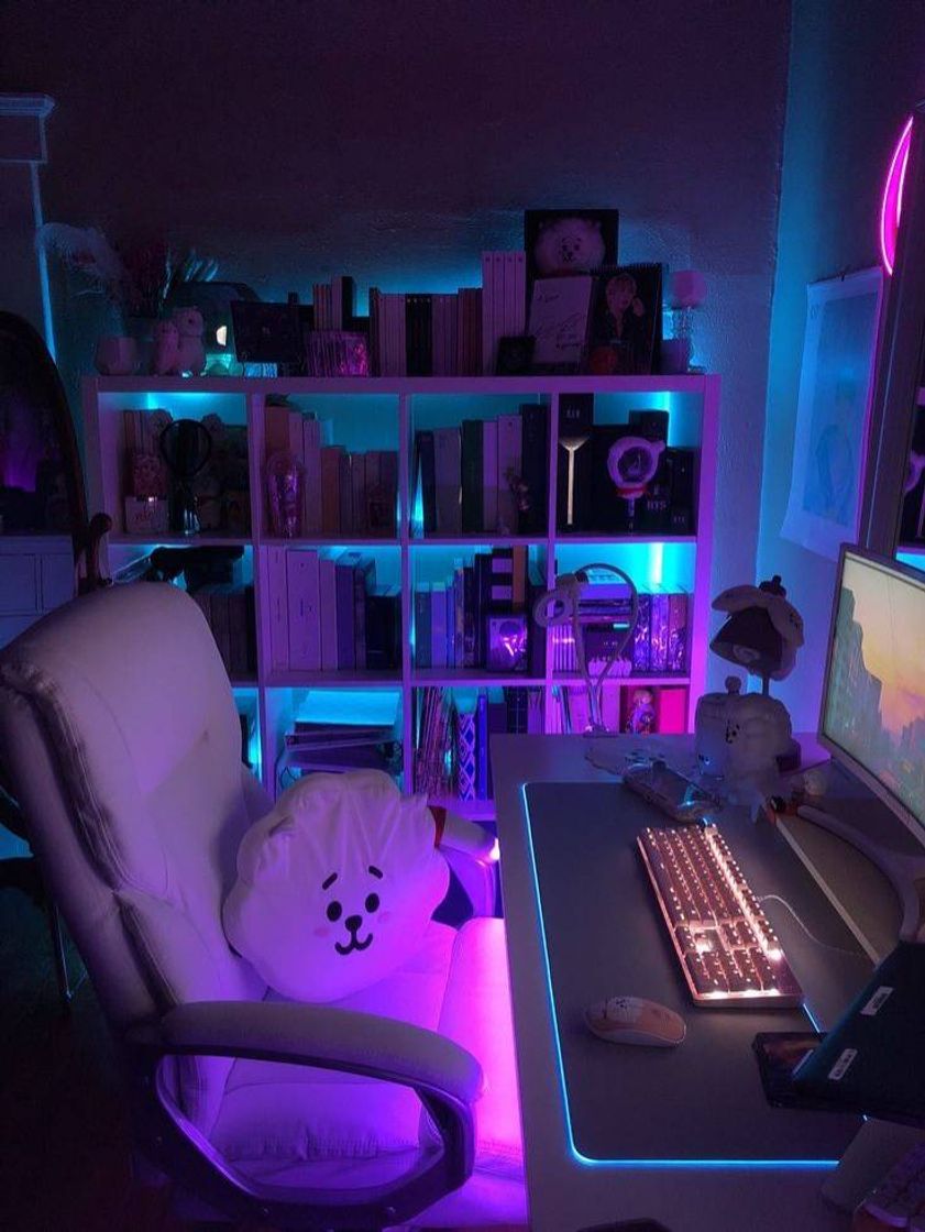 Moda Quarto Gamer Led