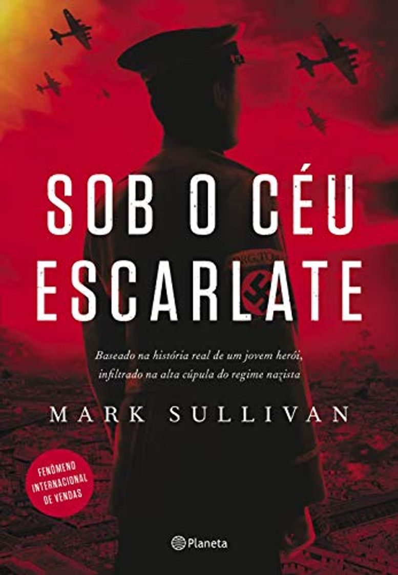 Book Sob o Ceu Escarlate. Baseado na historia real de um jovem heroi