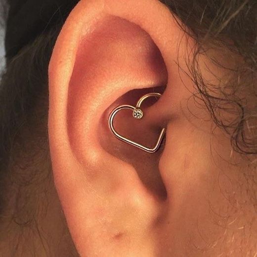 Pircing ❤️ na orelha 