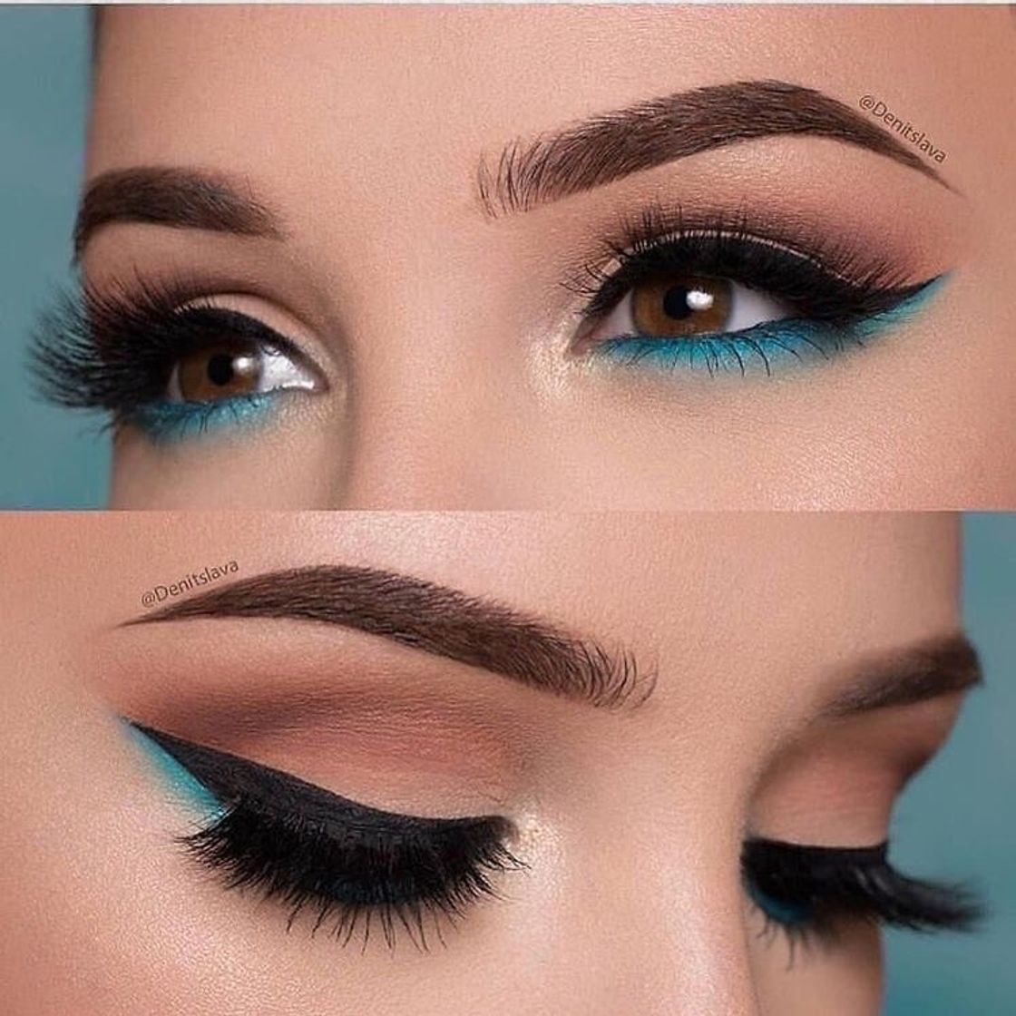 Social Make com brilho azul✨✨🦋