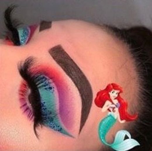 Make inspiração na princesa Ariel 🧜‍♀️