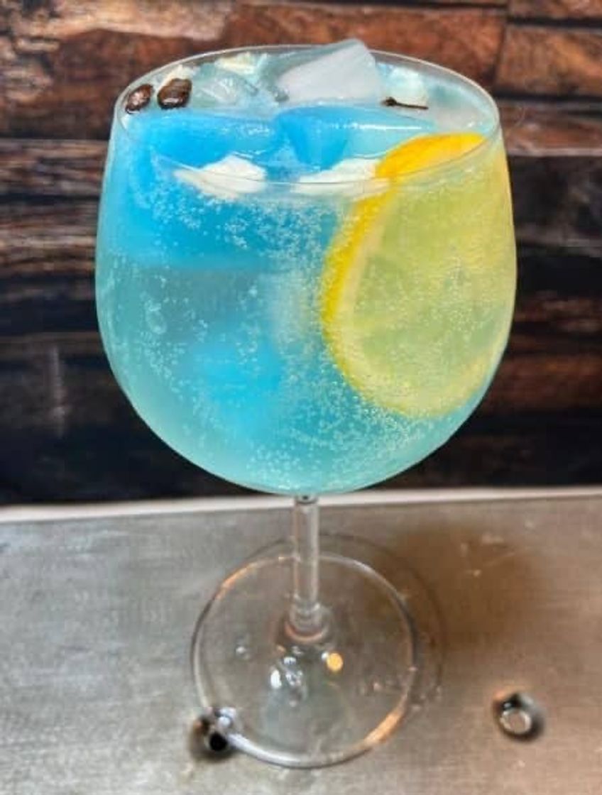 Fashion Gin tónico blue 🍹🍋✨ 