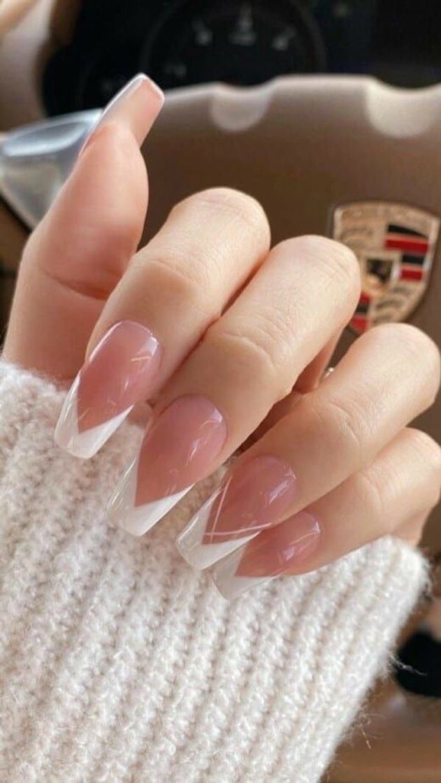 Moda Unhas de gel francesa 💅