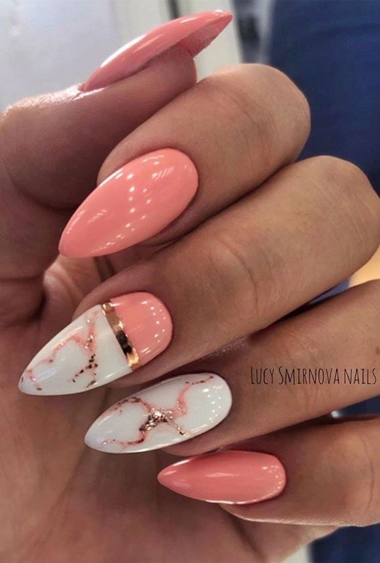 Moda Unhas de gel com art Nails💅❤️🔝