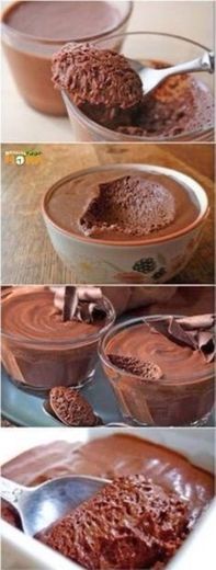 Musse de chocolate com leite condensado 🤤🥰