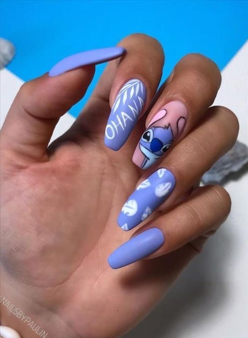 Social Unhas de gel 💅 stitch 