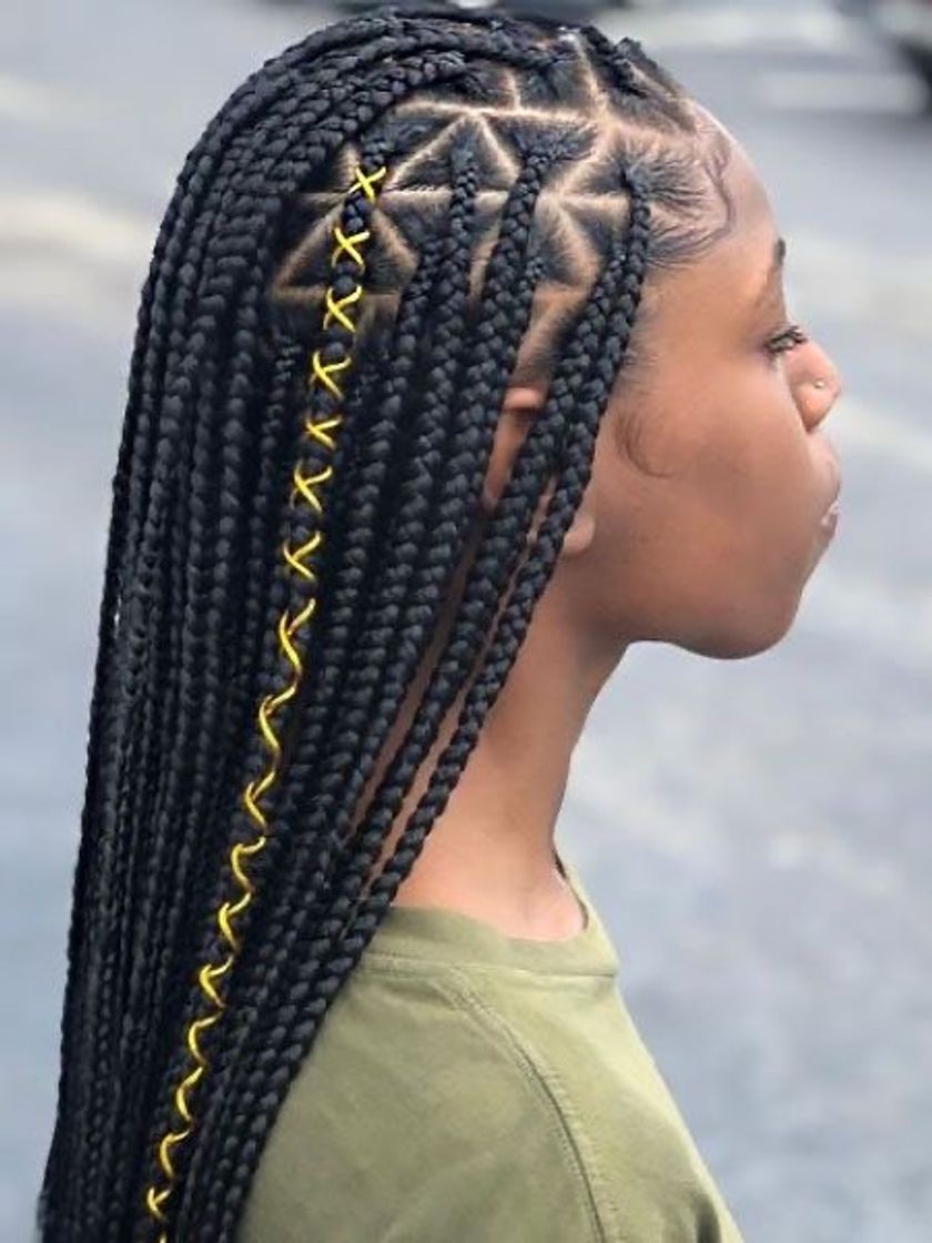 Moda Tranças box braids