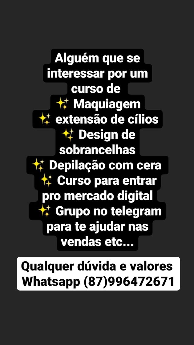 Moda Cursos de qualidade