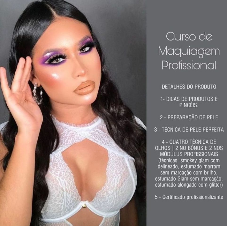 Moda Curso de maquiagem