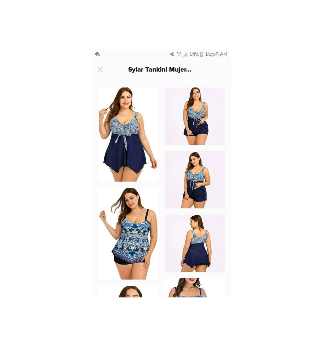 Fashion Sylar Tankini Mujer Talla Grande Bañadores Mujer Plus Size con Nudo de Proa Traje de Baño Mujer Elegante Bohemia Conjunto de Bikini de Playa Push Up Vestido de Playa L