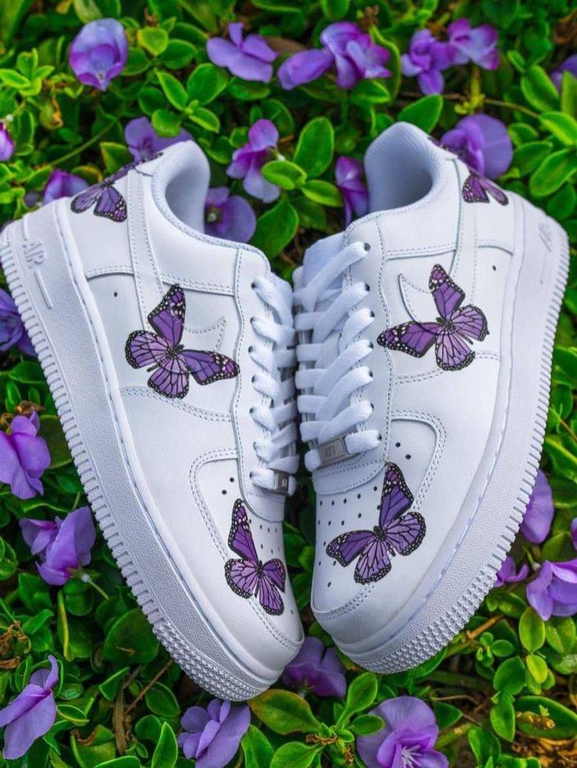 Fashion Air force 1 Purple Butterfly 