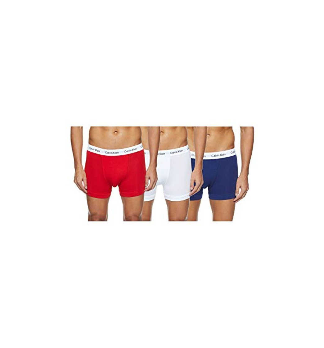 Fashion Calvin Klein Cotton Stretch Trunk 3Pk Bóxer, Multicolor