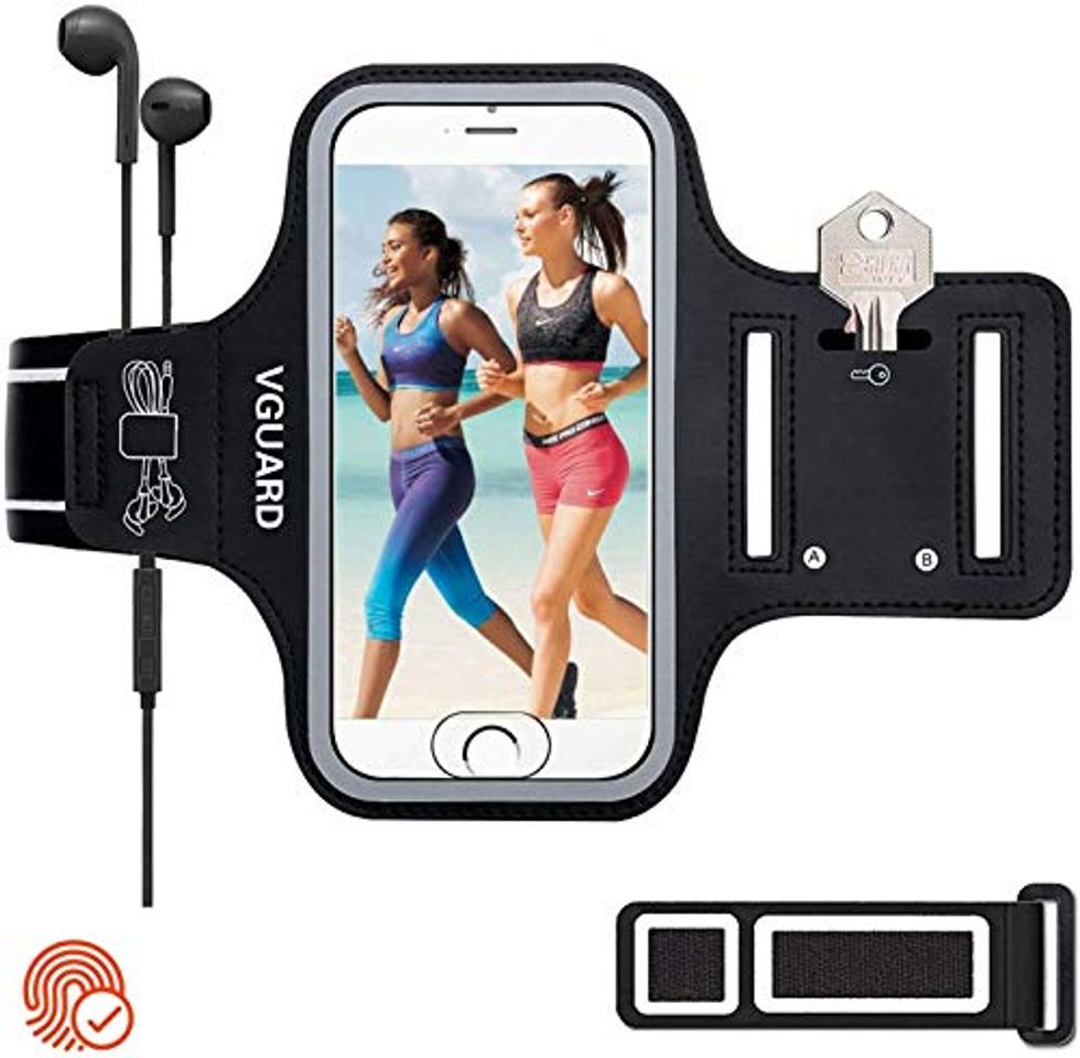 Social VGUARD Brazalete Deportivo para Correr, 6.5 Pulgadas Brazalete Móvil Deportivo con Banda