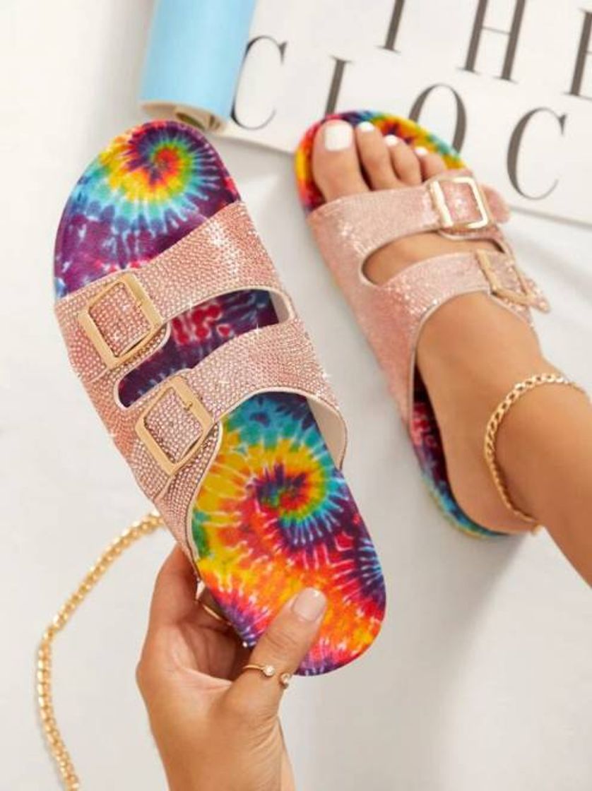 Social Chinelo tie dye