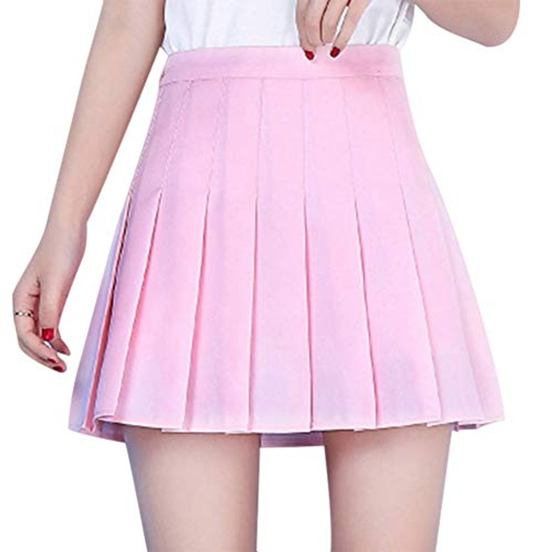 Places Dastrues Summer Women Mini Pleated Skirt High Waist School Girl Skater Tennis