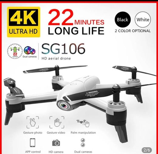 Drone última geração filma 4k