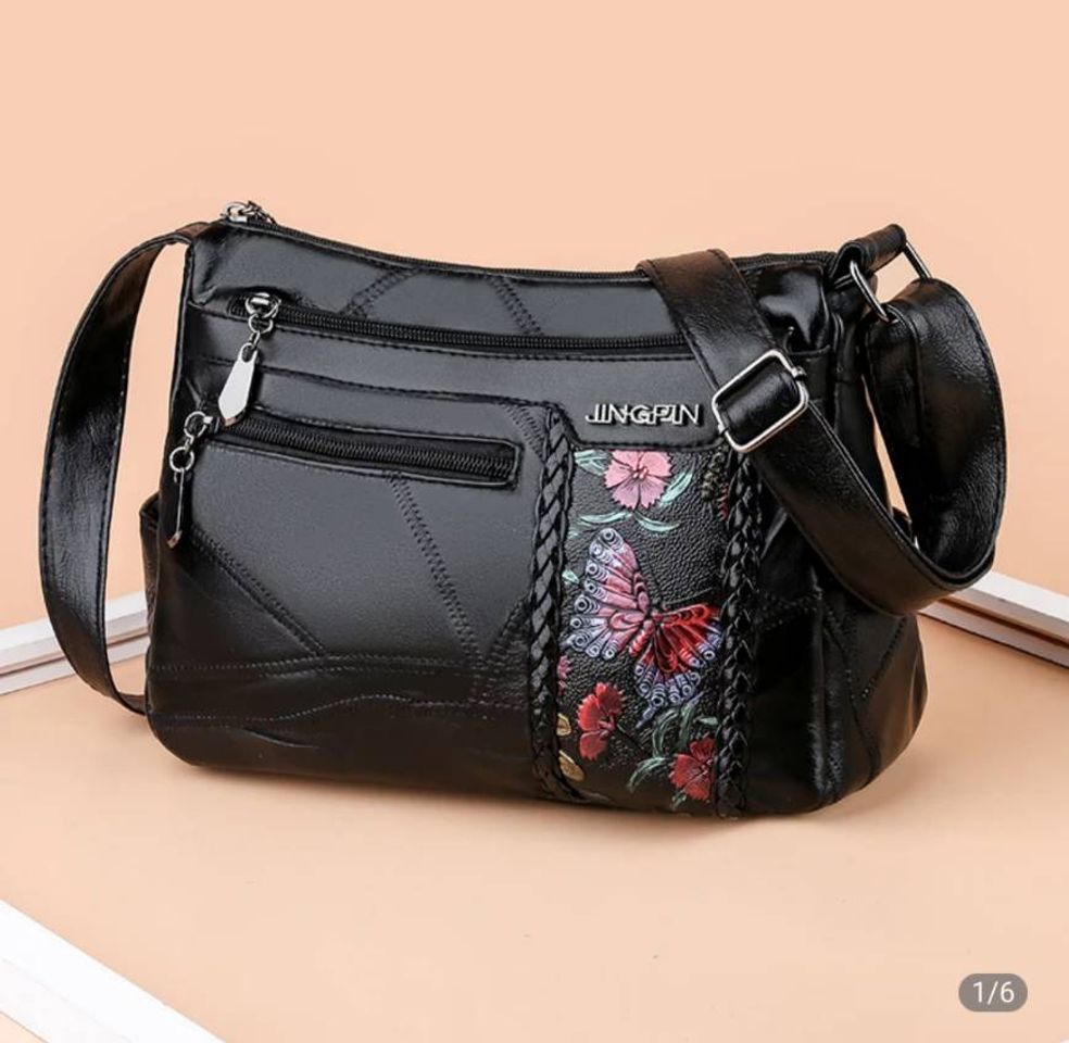 Fashion R$ 56,05  67%OFF | Bolsas de ombro de couro genuíno designer