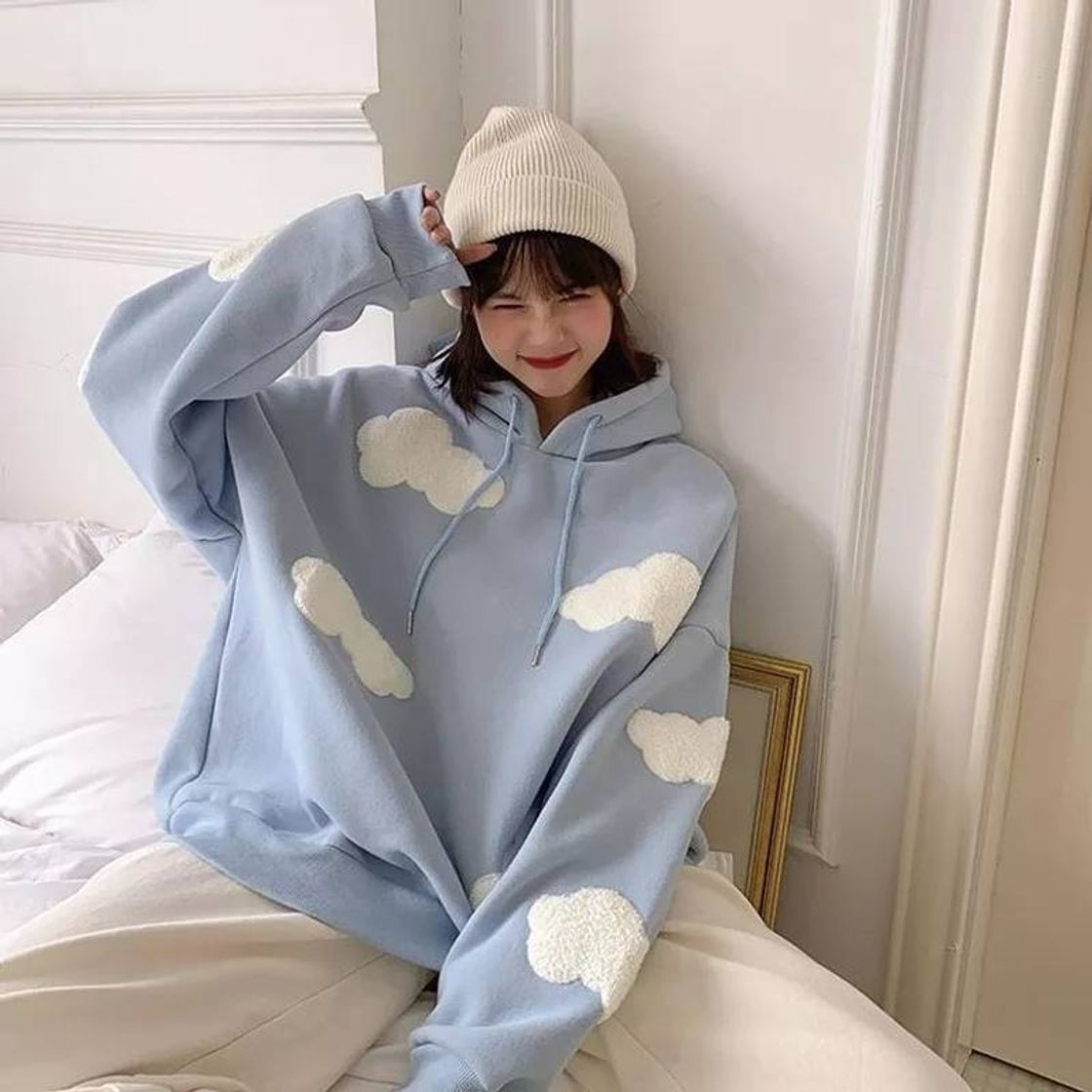 Social Sudadera nubes 