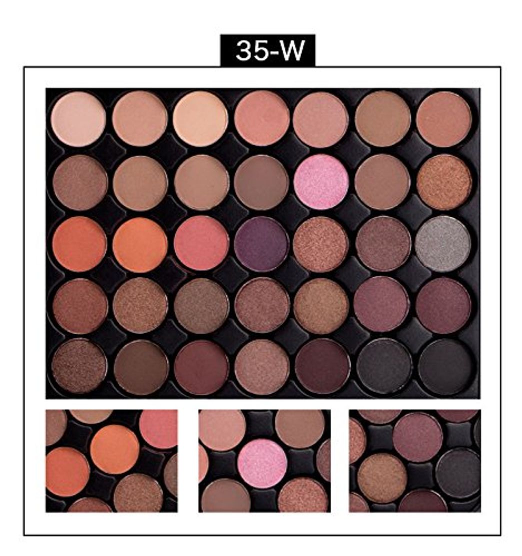 Social 35 colores Flossy girasol Eyeshadow paleta Set de maquillaje Maquiagem cosméticos belleza tierra