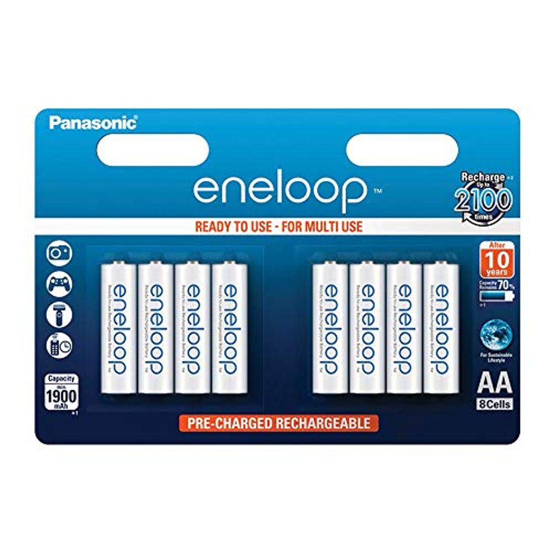 Electronic Panasonic Eneloop SY3052647 - Pack 8 pilas recargables