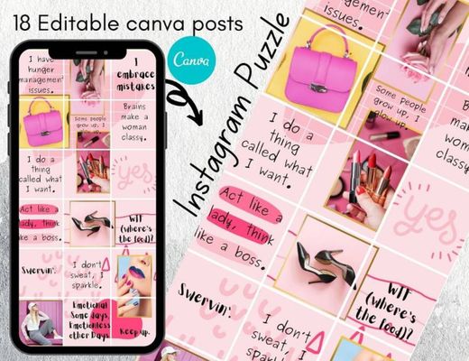 Beauty Instagram Puzzle Feed