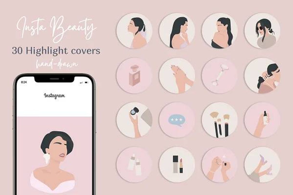 Products Beauty Instagram Highlight Covers