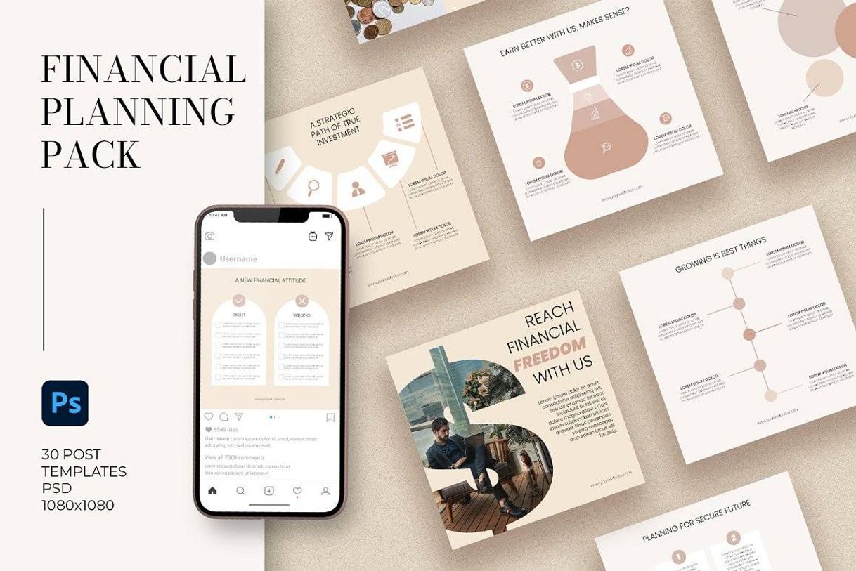 Products Financial Planning Instagram Pack