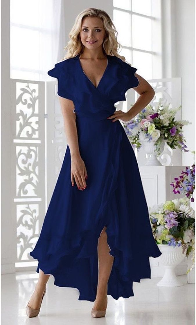 Moda Vestido azul 