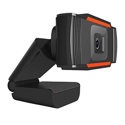 QueenDer Webcam HD 720P Cámara con Micrófono USB 2