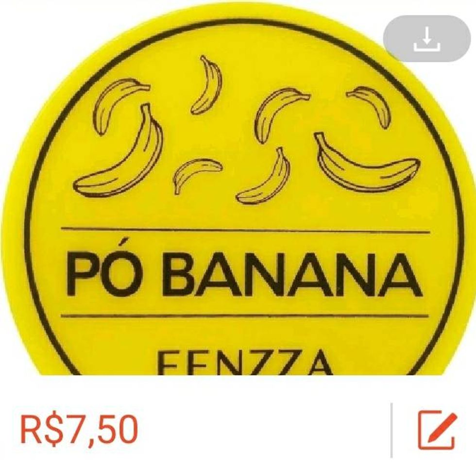 Producto Pó Banana