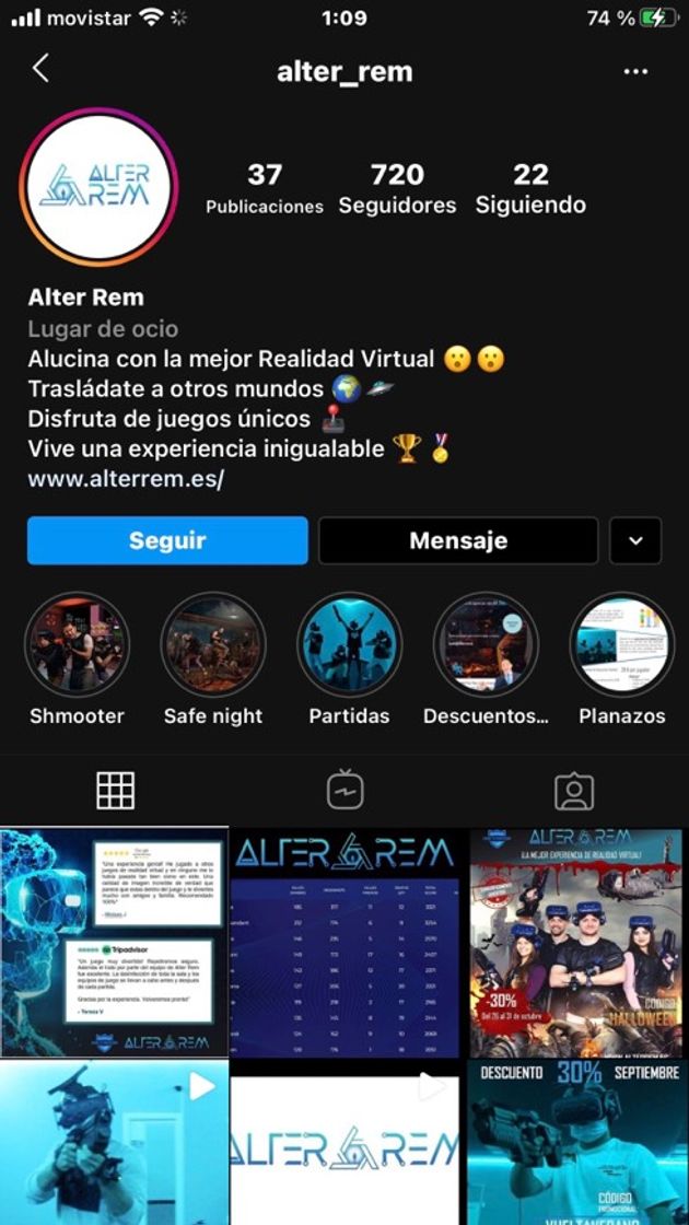 Social De las mejores Experiencias Virtuales en Madrid