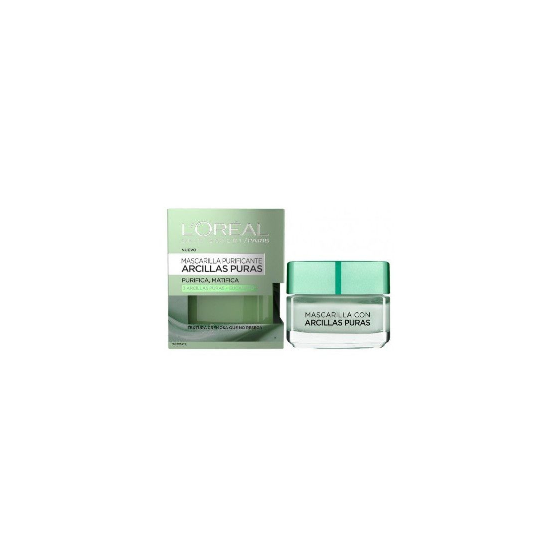 Products L'Oréal Paris Arcillas Puras Mascarilla Facial Purificante Verde