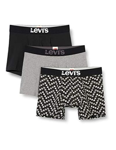Levi's Logo All-over Print Men's Boxer Briefs Giftbox