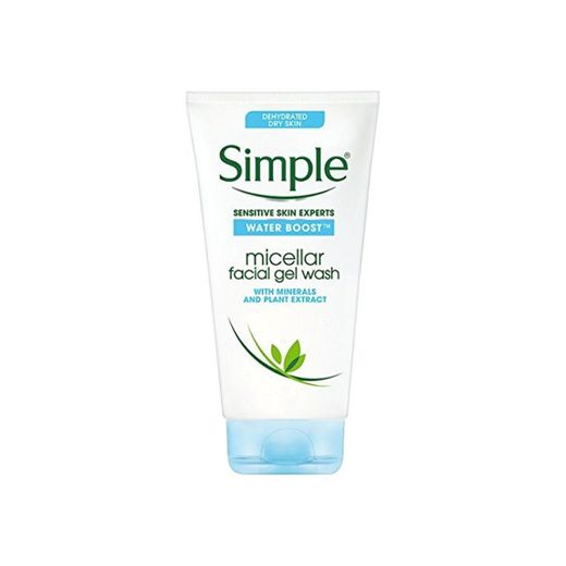 Simple agua Boost Micellar Gel Facial Lavado 148 ml