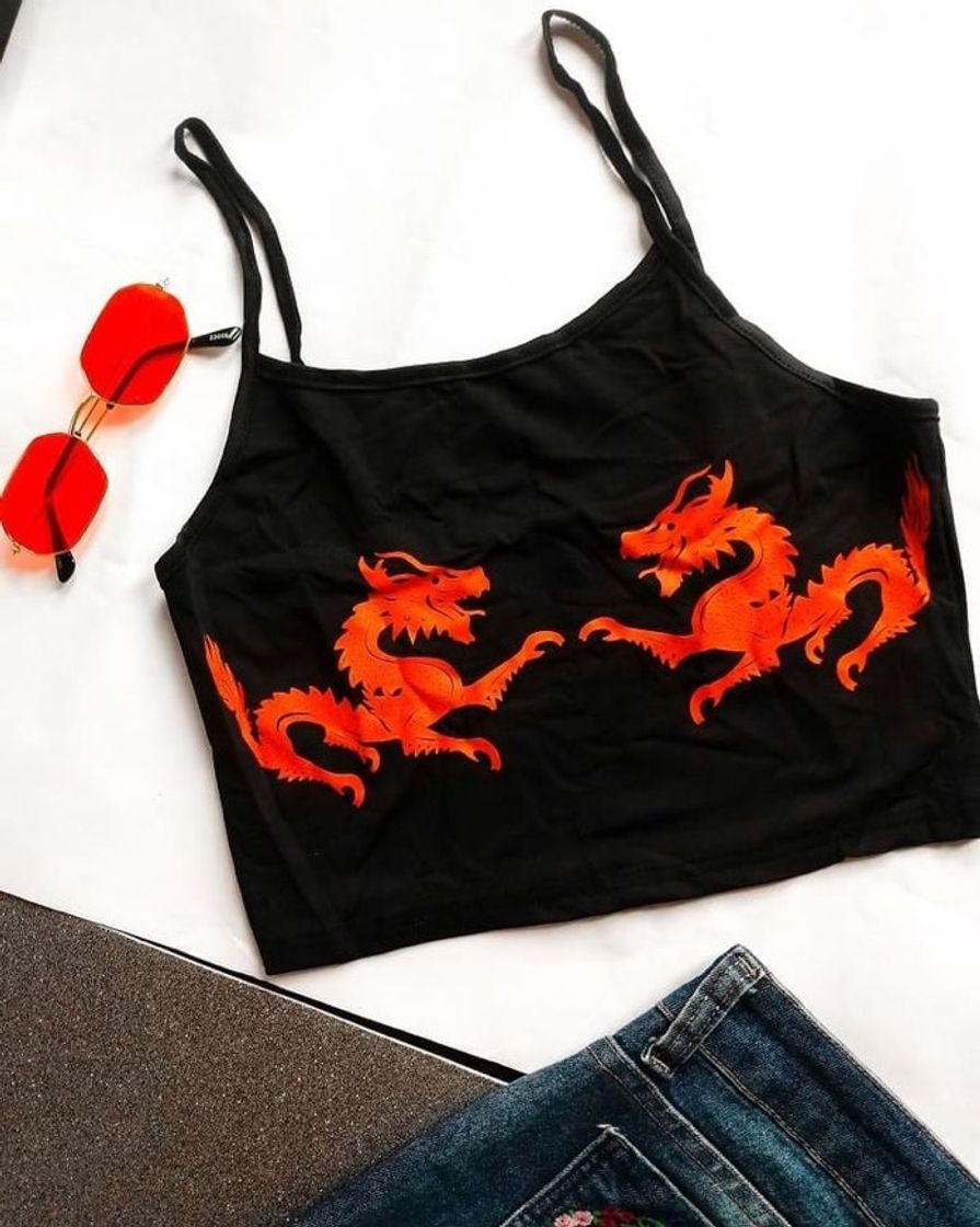 Fashion Crop top 🐉