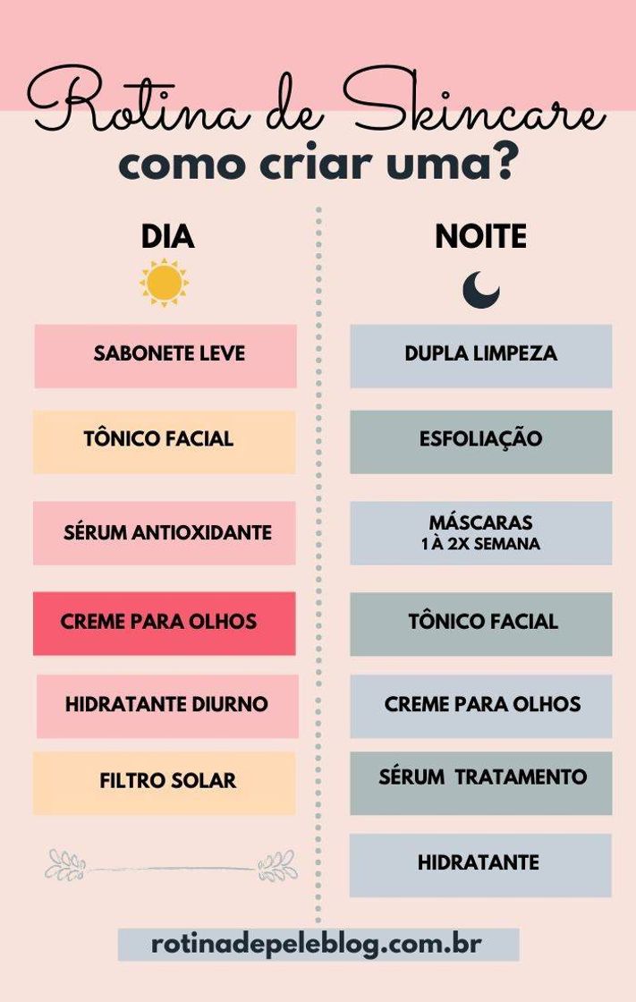 Rotina de skin care